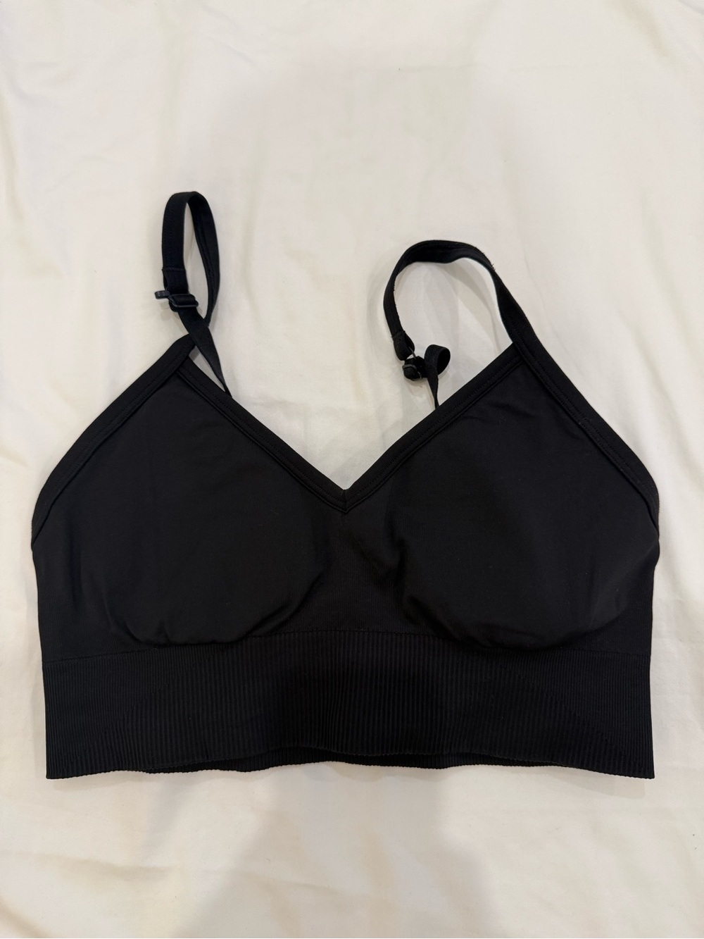 Lululemon Black Longline Sports Bra